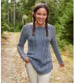 Women's Signature Cotton Fisherman Tunic Sweater, Washed