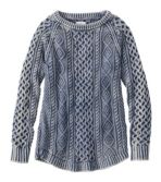 Women's Signature Cotton Fisherman Tunic Sweater, Washed