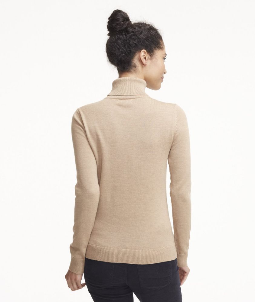 beige turtleneck sweater women's