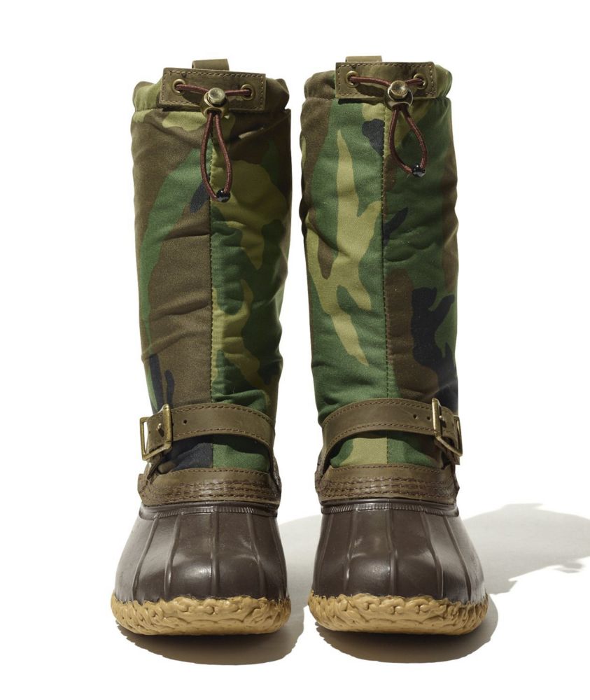 camouflage duck boots