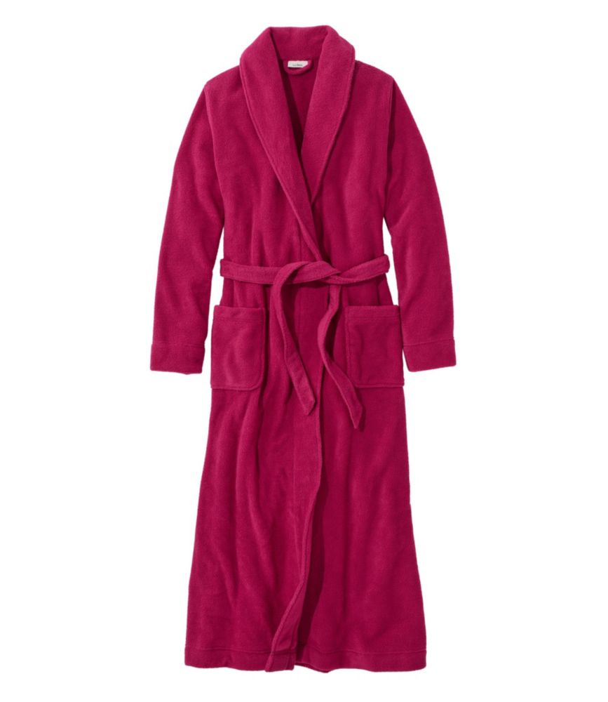 Women's Winter Fleece Robe, Wrap-Front Purple Extra Large L.L.Bean
