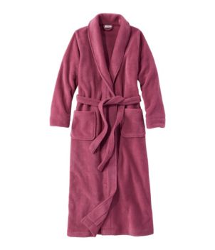 Women's Winter Fleece Robe, Wrap-Front