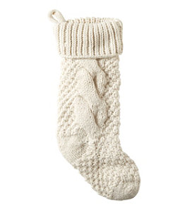 Chunky Knit Christmas Stocking