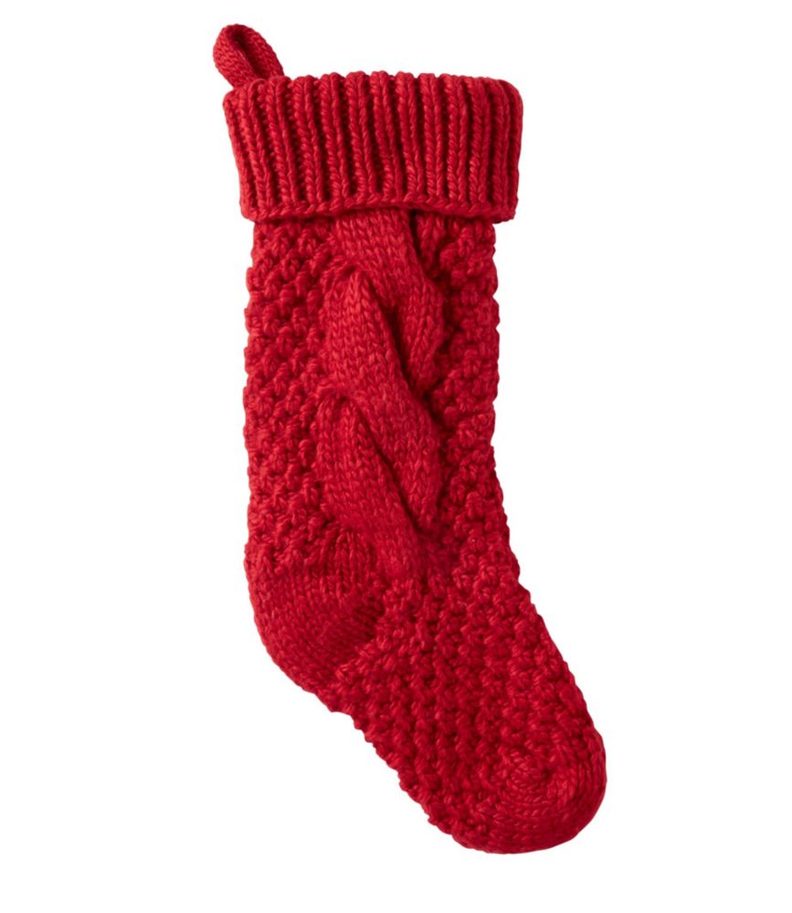 Chunky Knit Christmas Stocking, , small image number 1