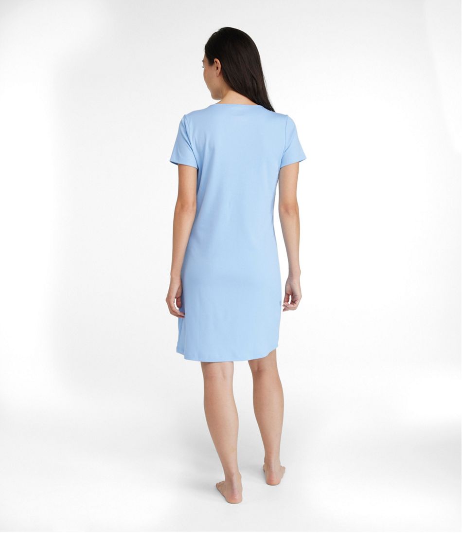 Women's Supima Nightgown, Short-Sleeve