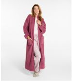 Women's Winter Fleece Robe, Zip-Front