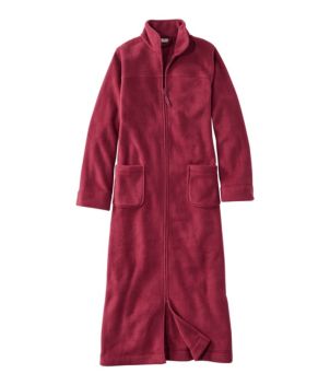 Women's Winter Fleece Robe, Zip-Front