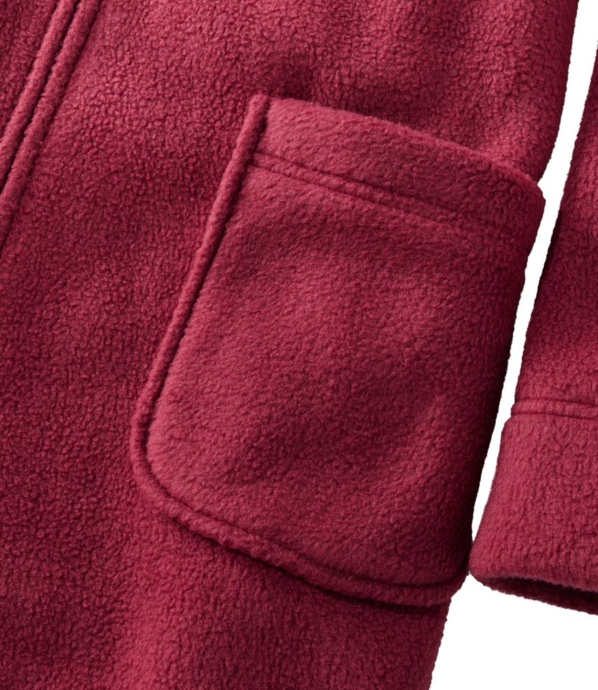 Women's Winter Fleece Robe, Zip-Front