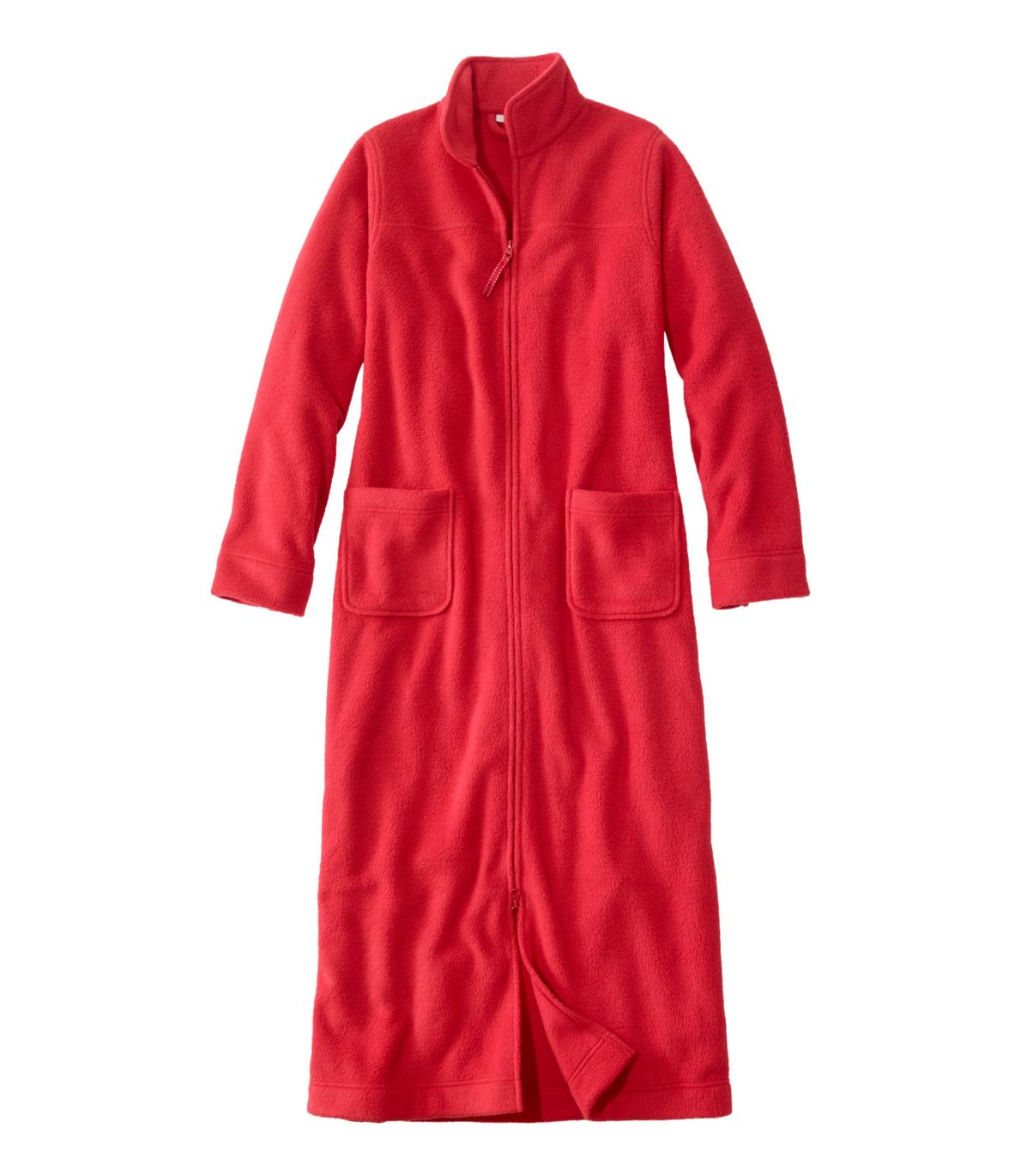 Women's Winter Fleece Robe, Zip-Front