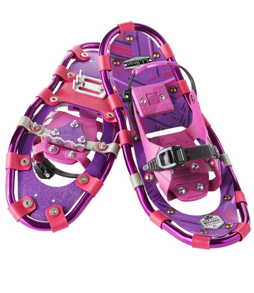 Kids' Winter Walker Snowshoes, Ripe Plum Sketchy, small image number 1