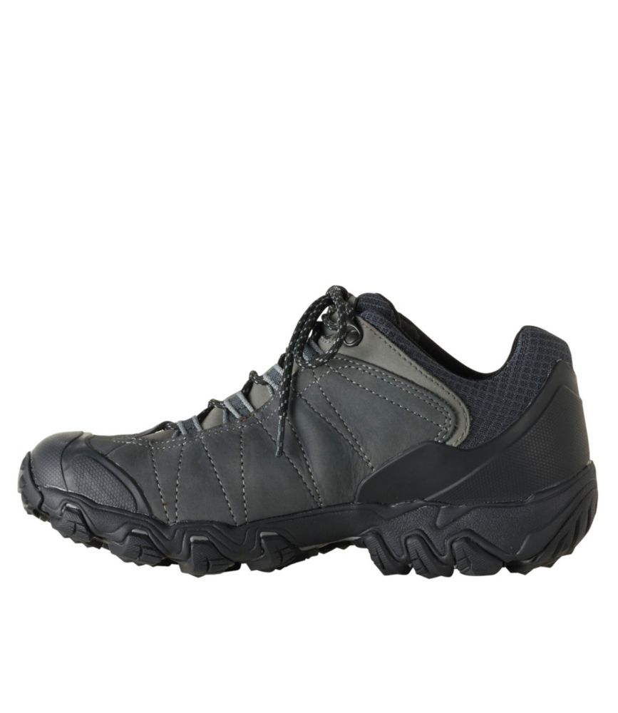 Men's Oboz Bridger Low B-Dry Hiking Shoes, Dark Shadow, small image number 2