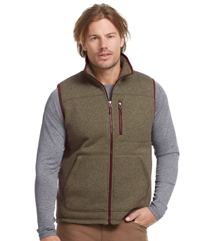 ll bean sweater fleece vest