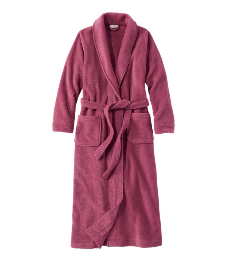 Women's Winter Fleece Robe, Wrap-Front