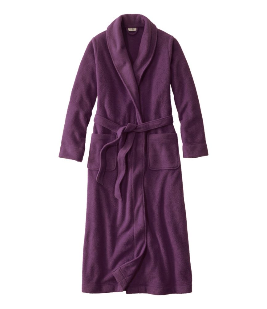 Women's Winter Fleece Robe, Wrap-Front