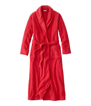 Women's Winter Fleece Robe, Wrap-Front