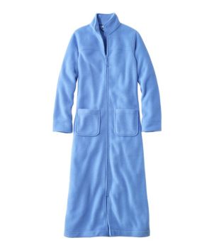 Women's Winter Fleece Robe, Zip-Front