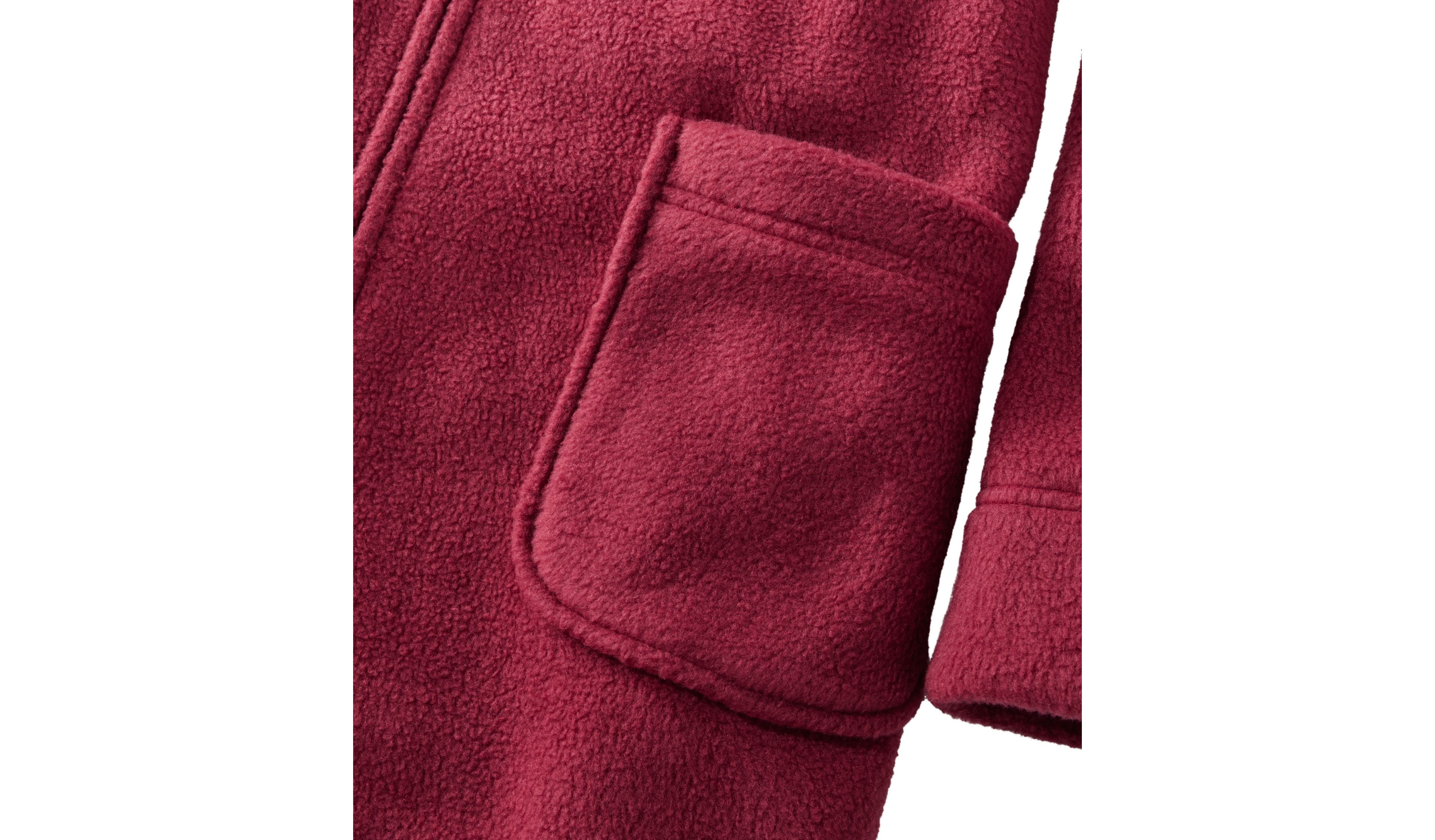 Women's Winter Fleece Robe, Zip-Front