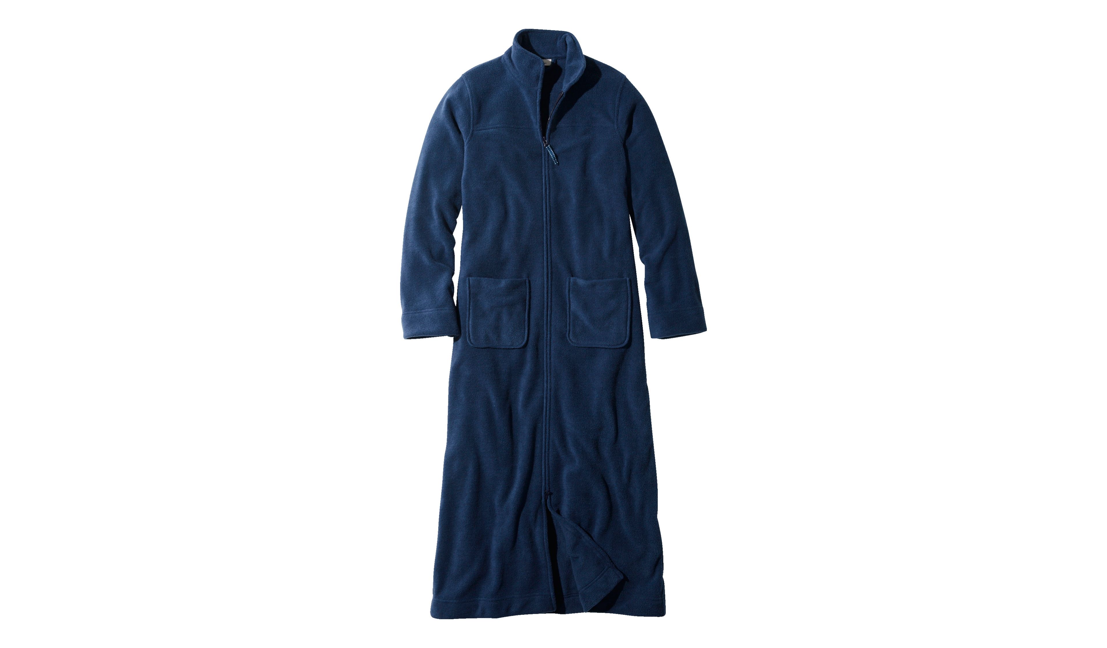 Women's Winter Fleece Robe, Zip-Front