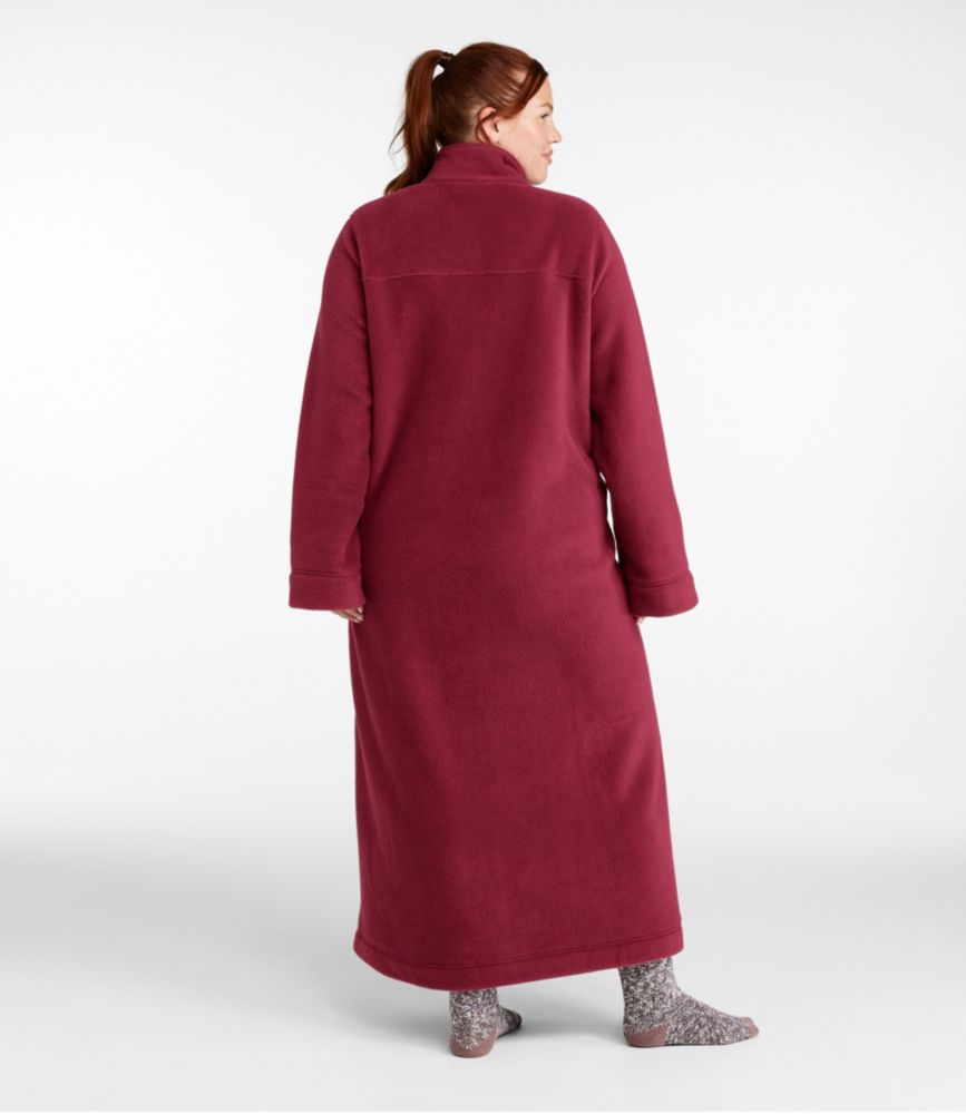 Women's Winter Fleece Robe, Zip-Front
