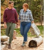 Scotch Plaid Flannel Shirt, Slightly Fitted