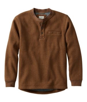 Men's Katahdin Iron Works® Bonded Waffle Fleece Henley