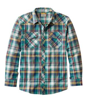 Men's Katahdin Performance Flannel Shirt, Slightly Fitted