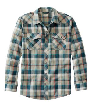 Men's Katahdin Performance Flannel Shirt, Slightly Fitted