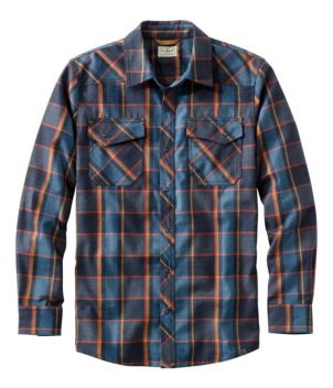 Men's Katahdin Performance Flannel Shirt, Slightly Fitted