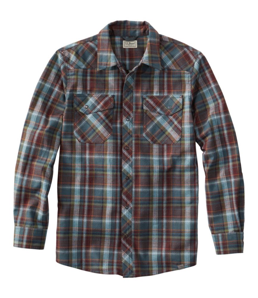 Men's Katahdin Performance Flannel Shirt, Slightly Fitted