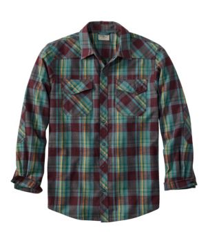 Men's Katahdin Performance Flannel Shirt, Slightly Fitted