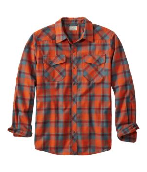 Men's Katahdin Performance Flannel Shirt, Slightly Fitted