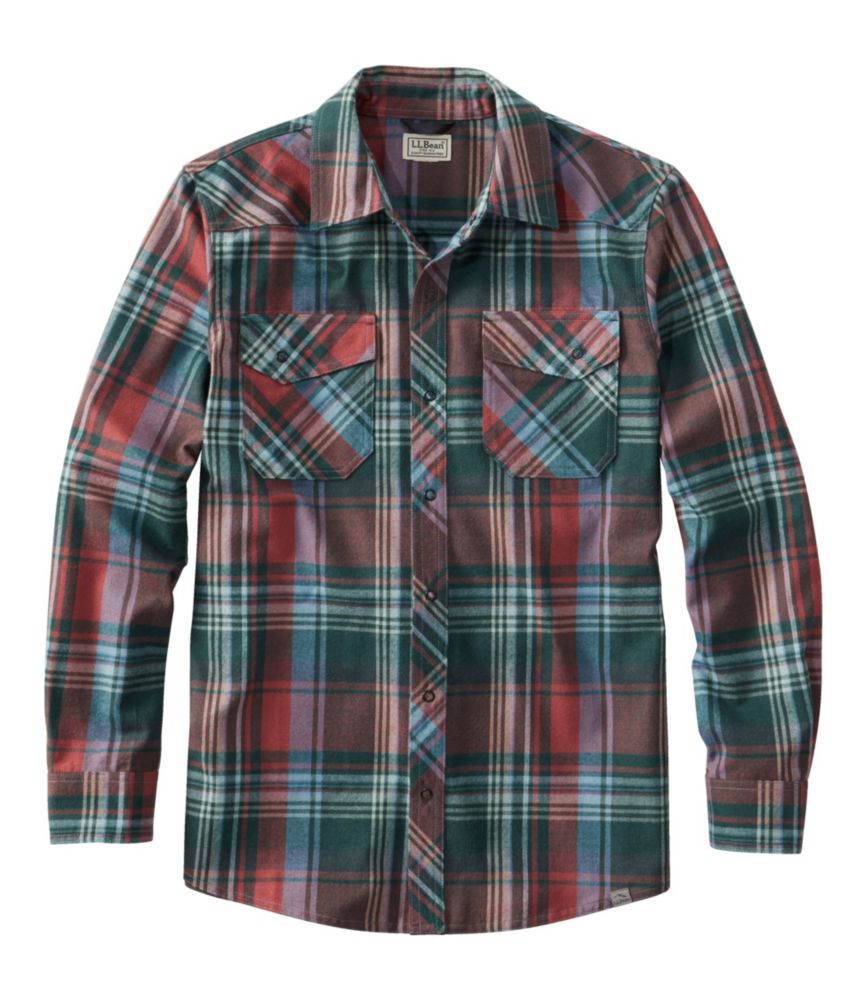 Men's Katahdin Performance Flannel Shirt, Slightly Fitted