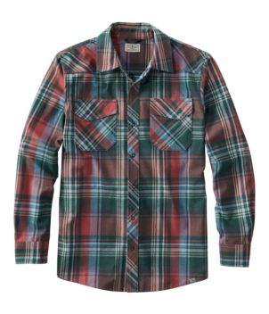 Men's Katahdin Performance Flannel Shirt, Slightly Fitted