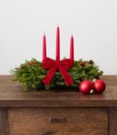 Traditional Balsam Christmas Centerpiece, Regular