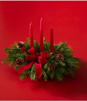Traditional Balsam Centerpiece, Regular, New