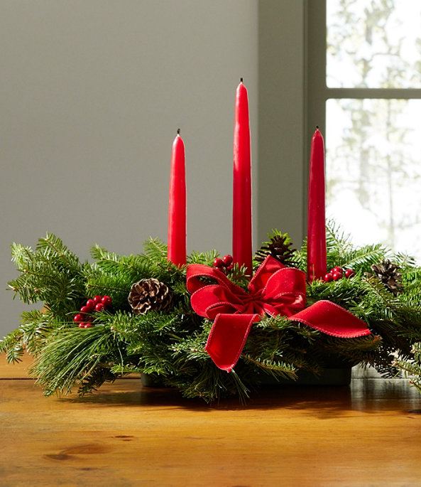 Traditional Balsam Candle Centerpiece Regular, One Color, largeimage number 1