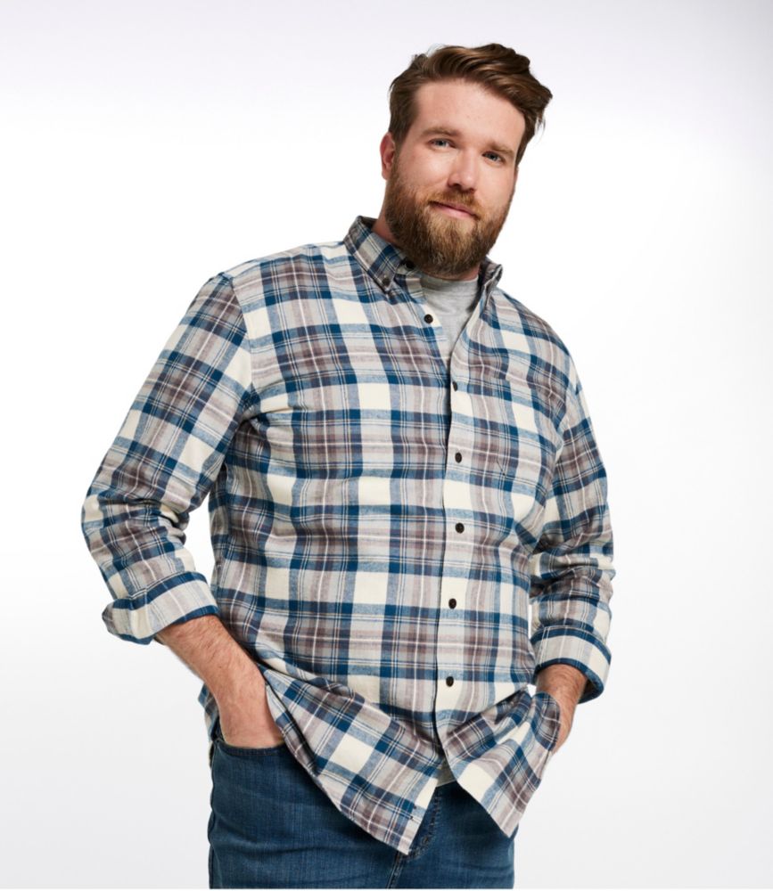 Men's Scotch Plaid Flannel Shirt, Slightly Fitted, Macrae of Conchra, small image number 4