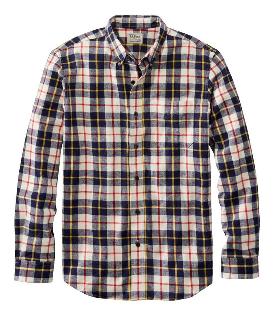 Men's Scotch Plaid Flannel Shirt, Slightly Fitted | Shirts at L.L.Bean