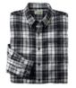 scotch plaid flannel shirt button down slightly fitted men's regular