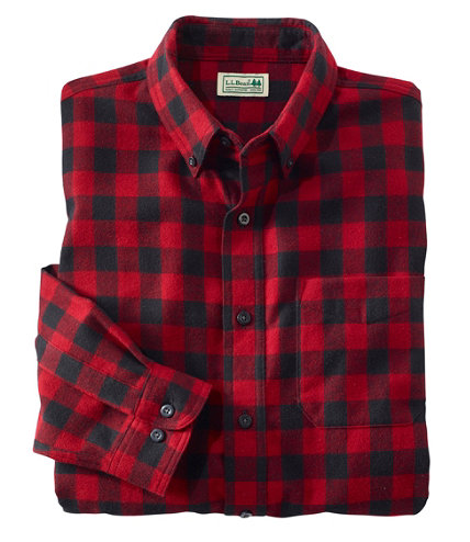 Scotch Plaid Flannel Shirt, Slightly Fitted