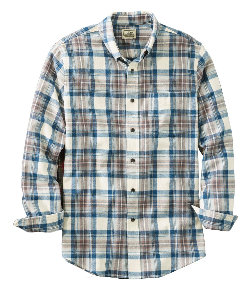 L.L.Bean Chamois Shirt Plaid Regular