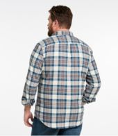 Men's Scotch Plaid Flannel Hooded Shirt, Slightly Fitted at L.L. Bean