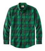 Men's Scotch Plaid Flannel Shirt, Slightly Fitted
