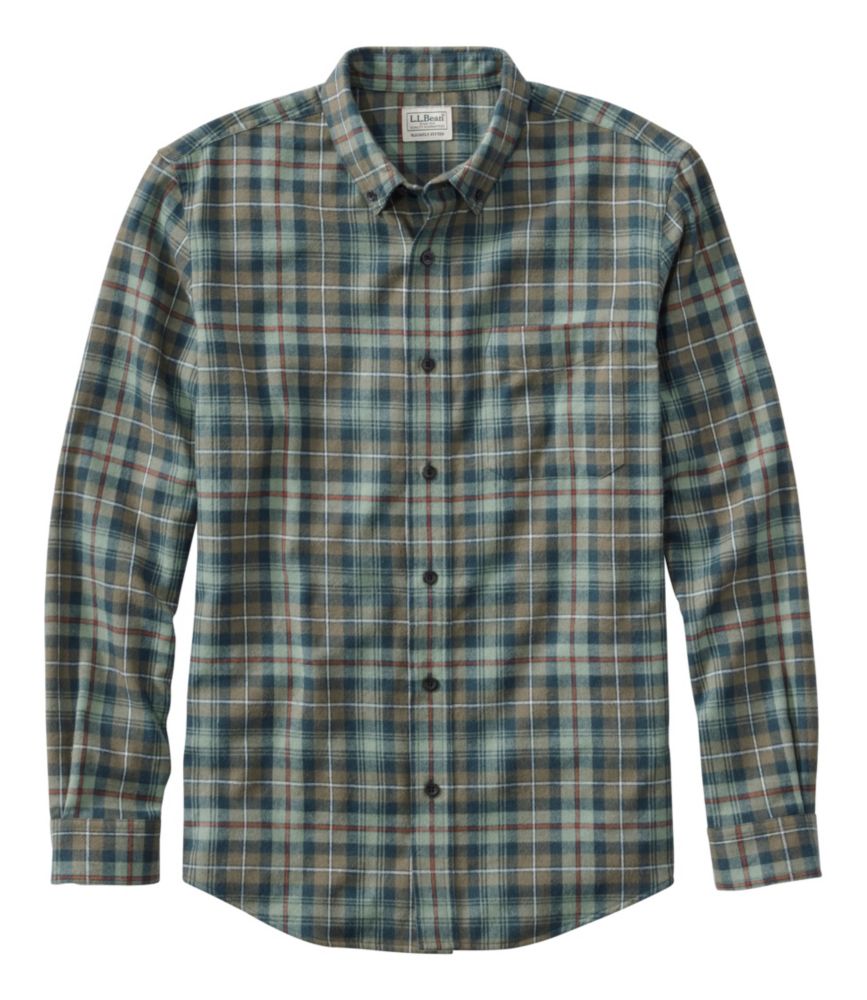 Men's Scotch Plaid Flannel Shirt, Traditional Fit | Flannel