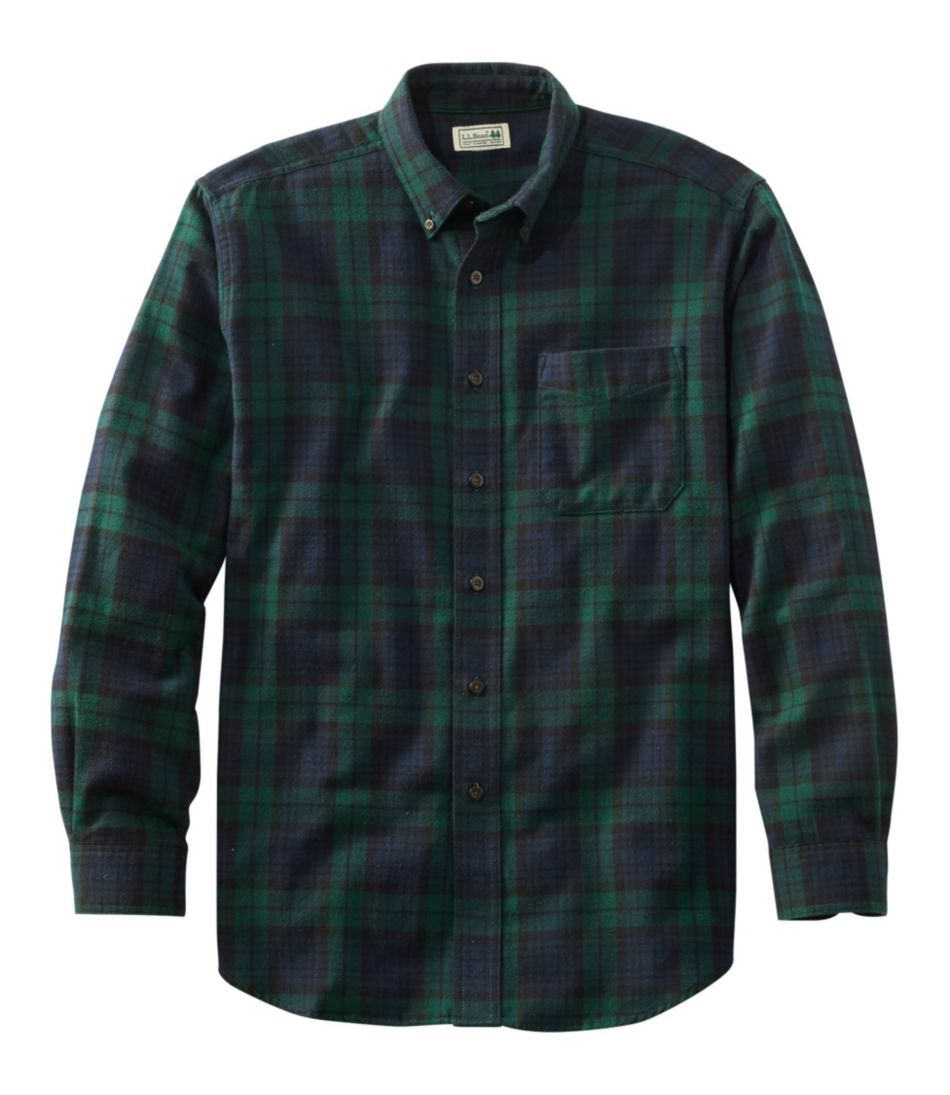 Men's Scotch Plaid Flannel Shirt, Slightly Fitted | Shirts at L.L.Bean