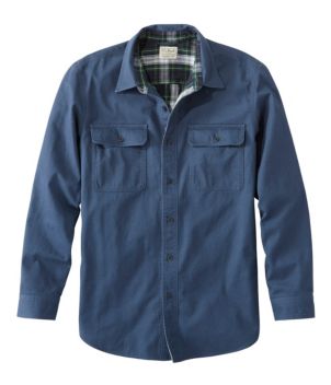 Men's Sweater Fleece Shirt Jac Bright Navy Large, Synthetic Fleece | L.L.Bean