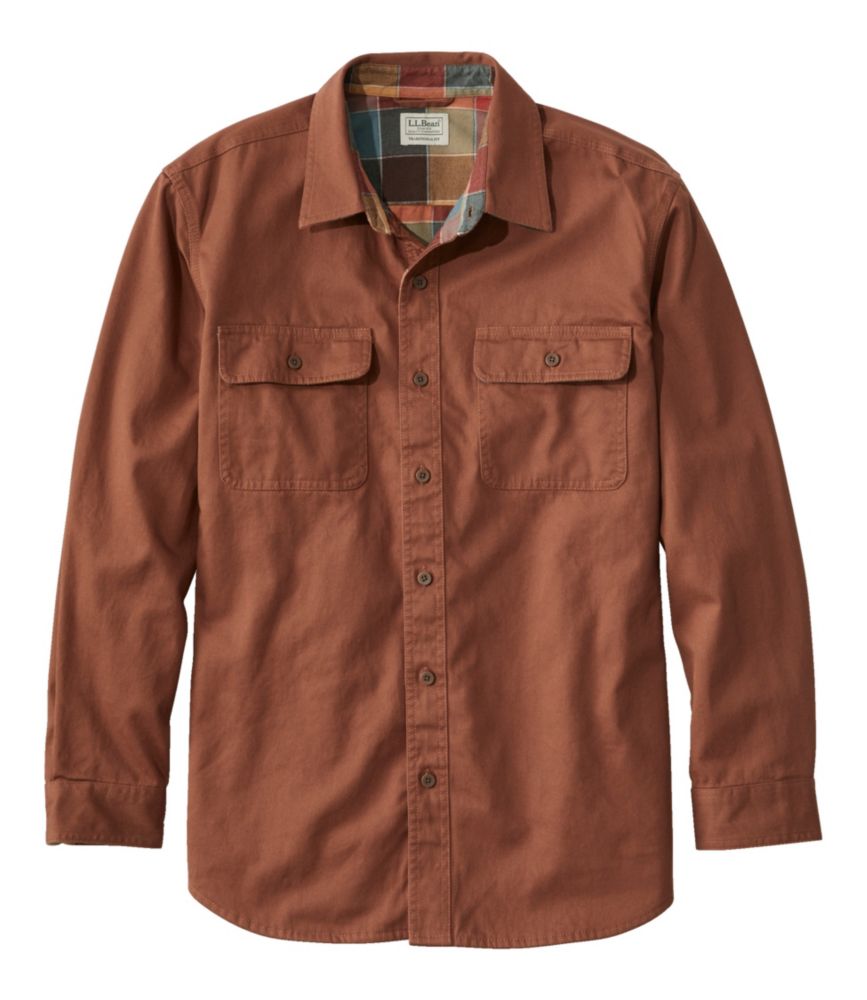 Ll bean flannel lined shirts mens best sale