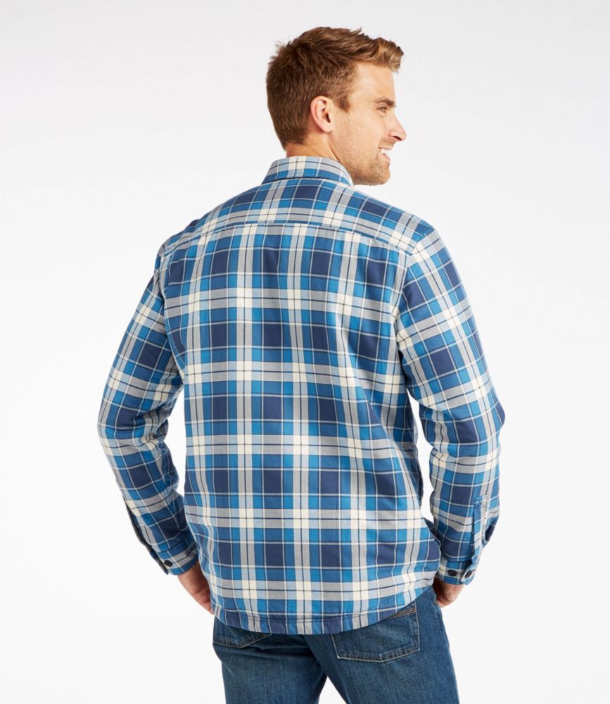 ll bean men's sherpa lined flannel