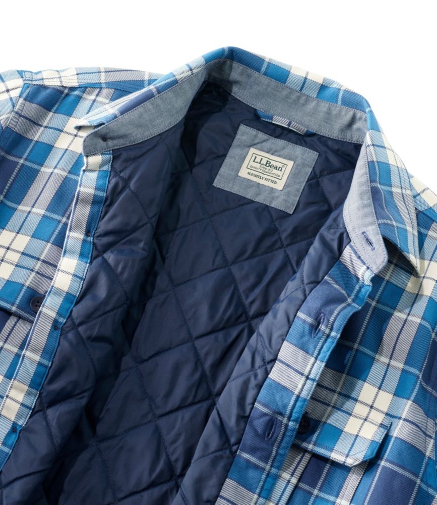 nylon lined flannel shirt