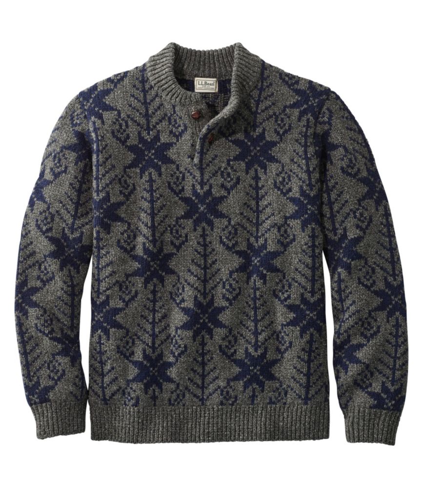ll bean fair isle cardigan